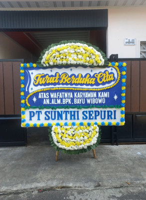 Papan Bunga Duka di Urei Faisei